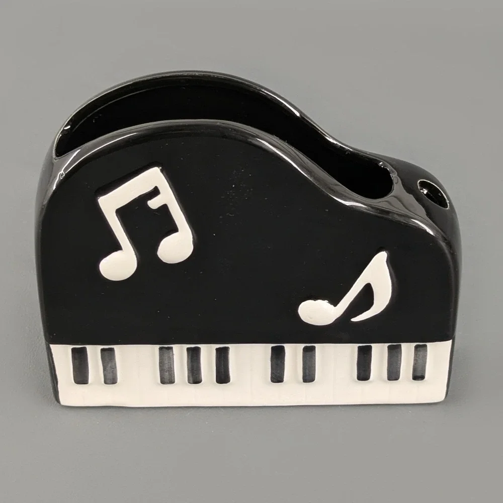 Vintage Takahashi San Francisco Ceramic Piano Music Note Holder Made in Japan